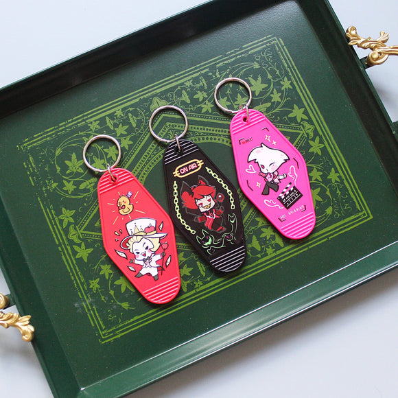 Hotel Tag keychain