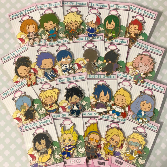 BNHA Plush Enamel Pins