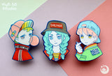Pronoun Enamel Pins